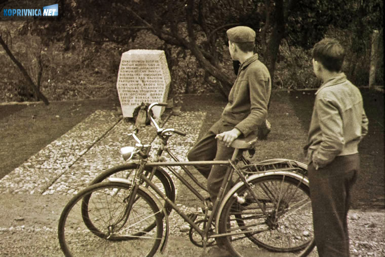 Bicikli u zagrebačkoj Kustošiji 60-ih // Snimio Ivo Čičin-Mašansker 