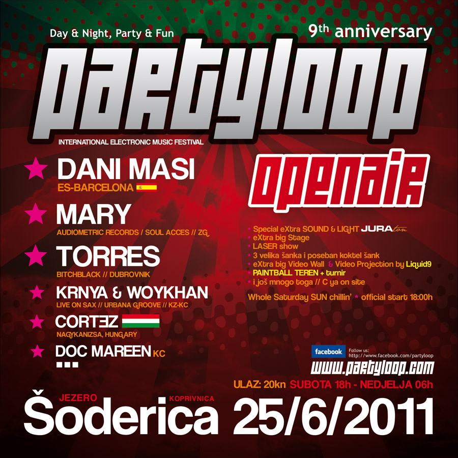 partyloop-open-air-2011-flyer