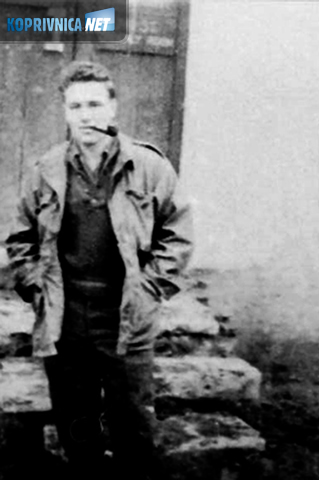 John Merritt u potkalničkom kraju 1944. godine (preslik fotografije)
