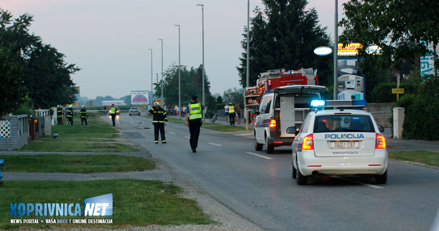 Teška prometna nesreća u Peteranskoj u kojoj je smrtno stradalo dvoje mladih ljudi // Foto: Koprivnica.net