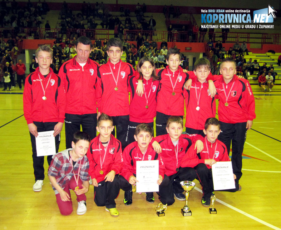 Mladi igrači Graničara iz Đurđevca slavili su u konkurenciji mlađih pionira // Foto: Koprivnica.net