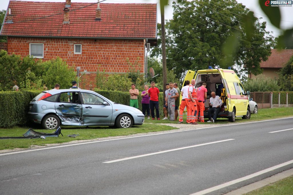 Prometna nesreća, Štaglinec // Foto: Matija Gudlin