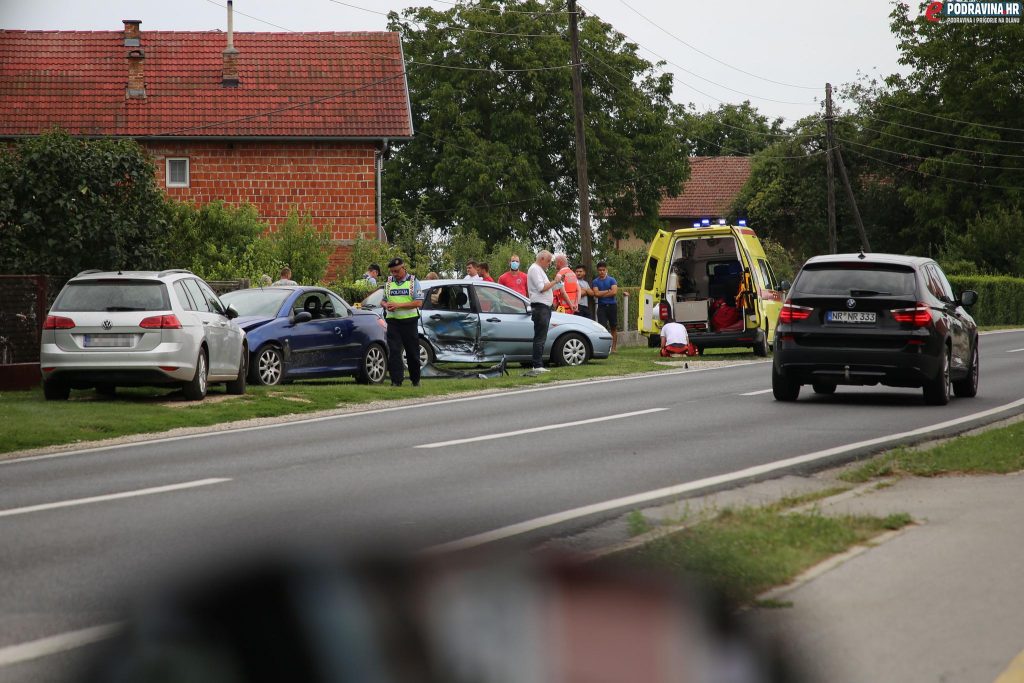 Prometna nesreća, Štaglinec // Foto: Matija Gudlin