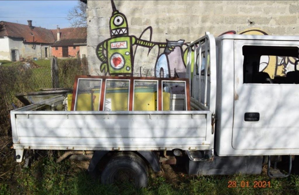 Raboljena vozila // Foto: Općina Legrad