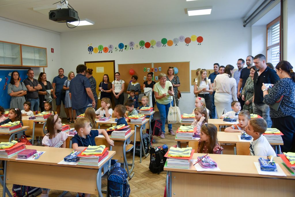 Prvi dan škole u Đurđevcu // Foto: Grad Đurđevac